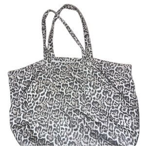 Stradivarius Leopard Print Tote Bag